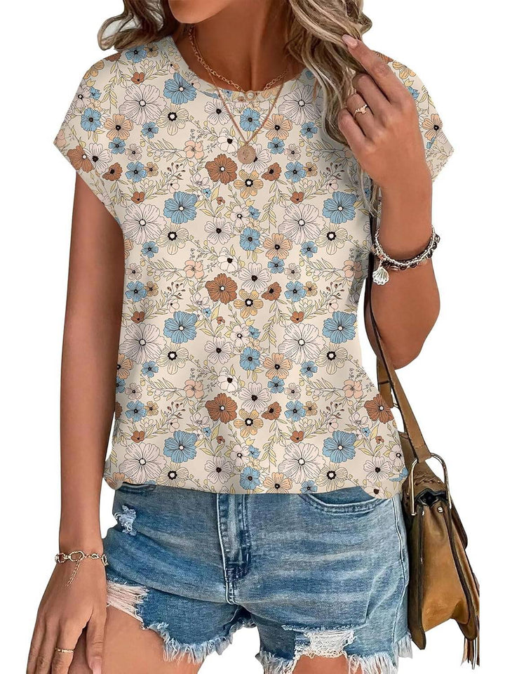 Necie | Chic Printed Blouse
