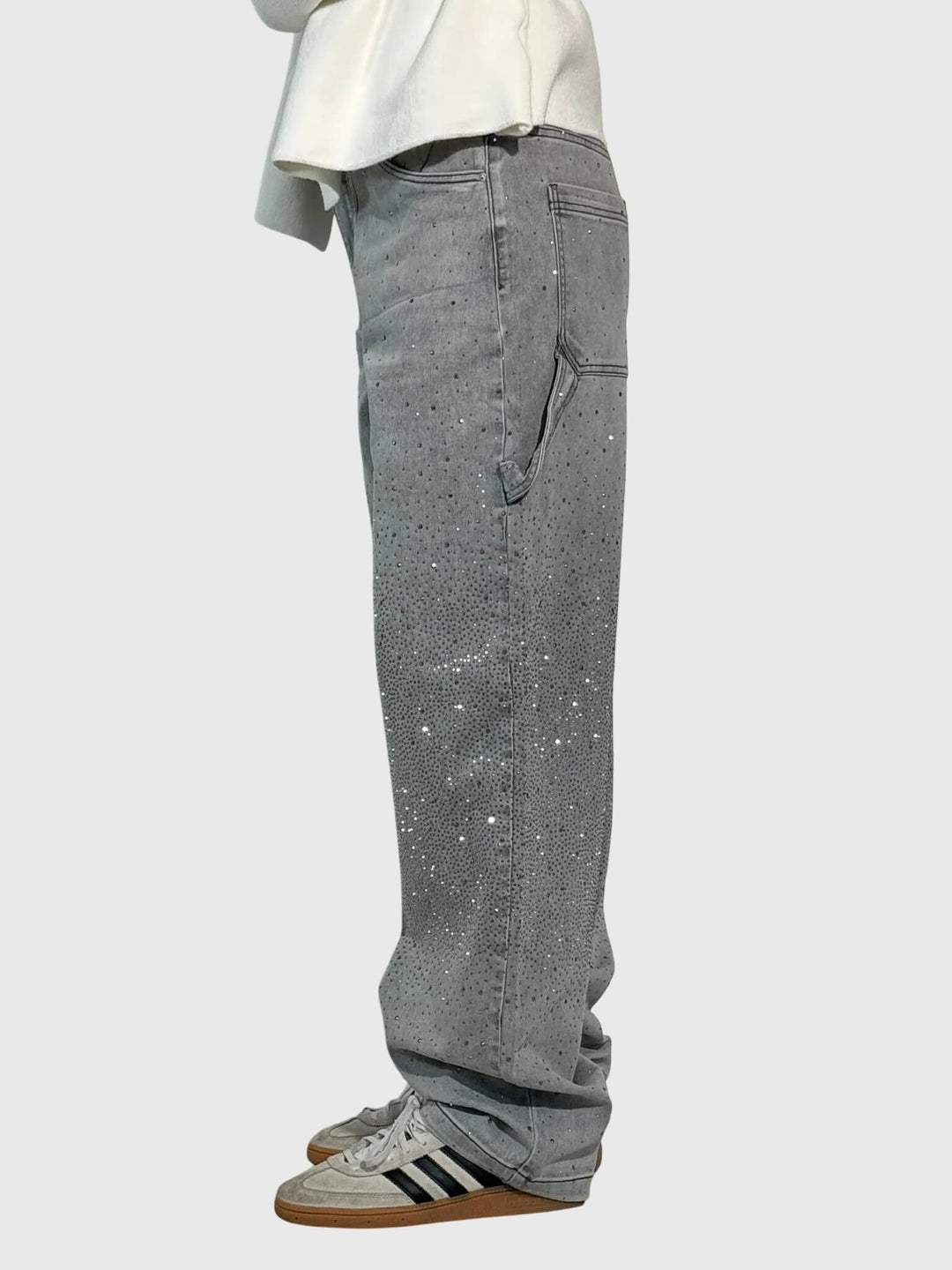 Kimberly | Women’s Sparkle Diamond Denim Pants