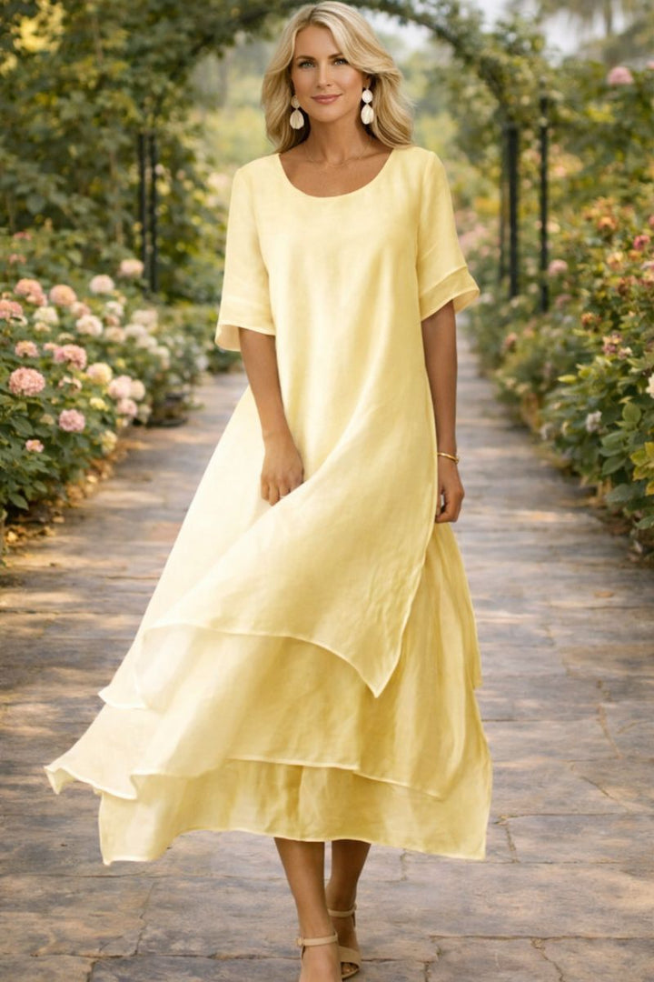 Aria - Fluid Tiered Maxi Dress