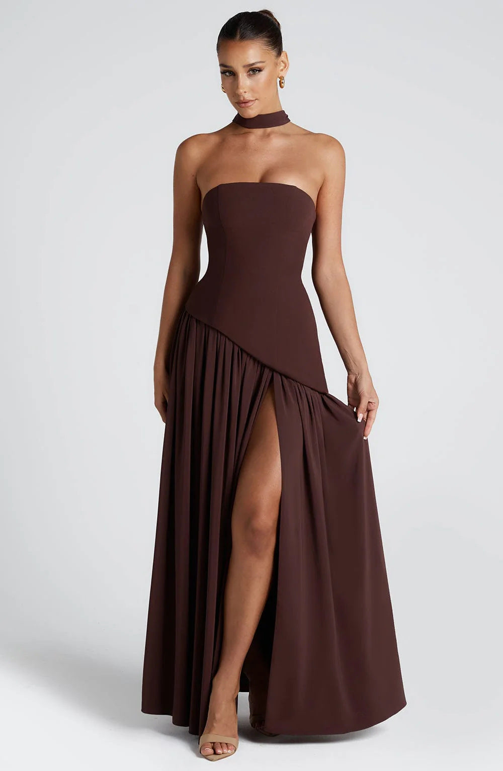 Valentina - Backless Split Dress