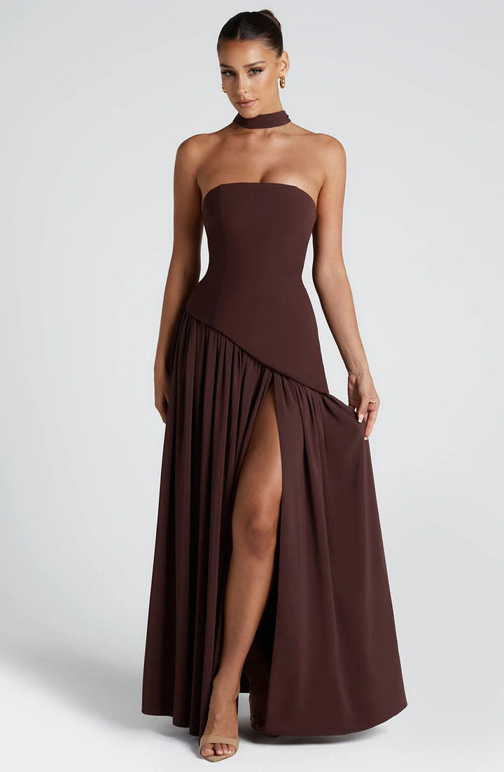 Valentina - Backless Split Dress