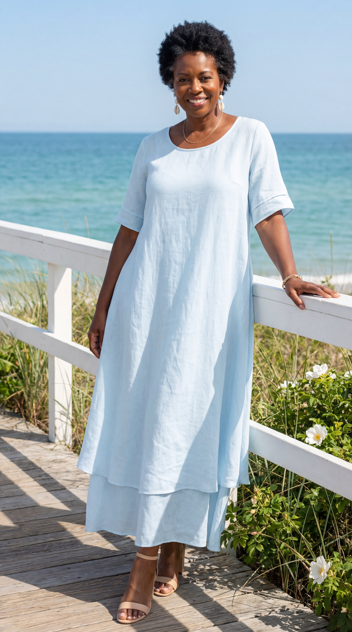 Aria - Fluid Tiered Maxi Dress