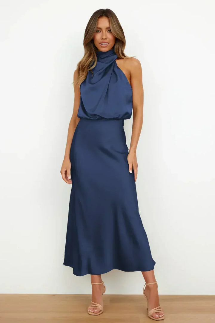 Faith | Women’s Chic Halter Evening Dress