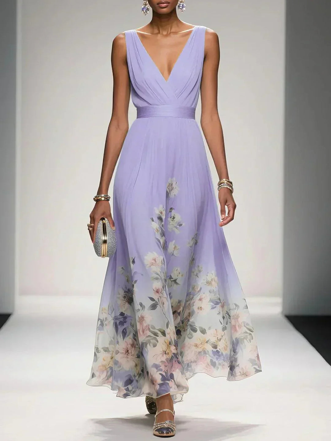 Isabella | Women's Floral Print Wedding Guest Dress