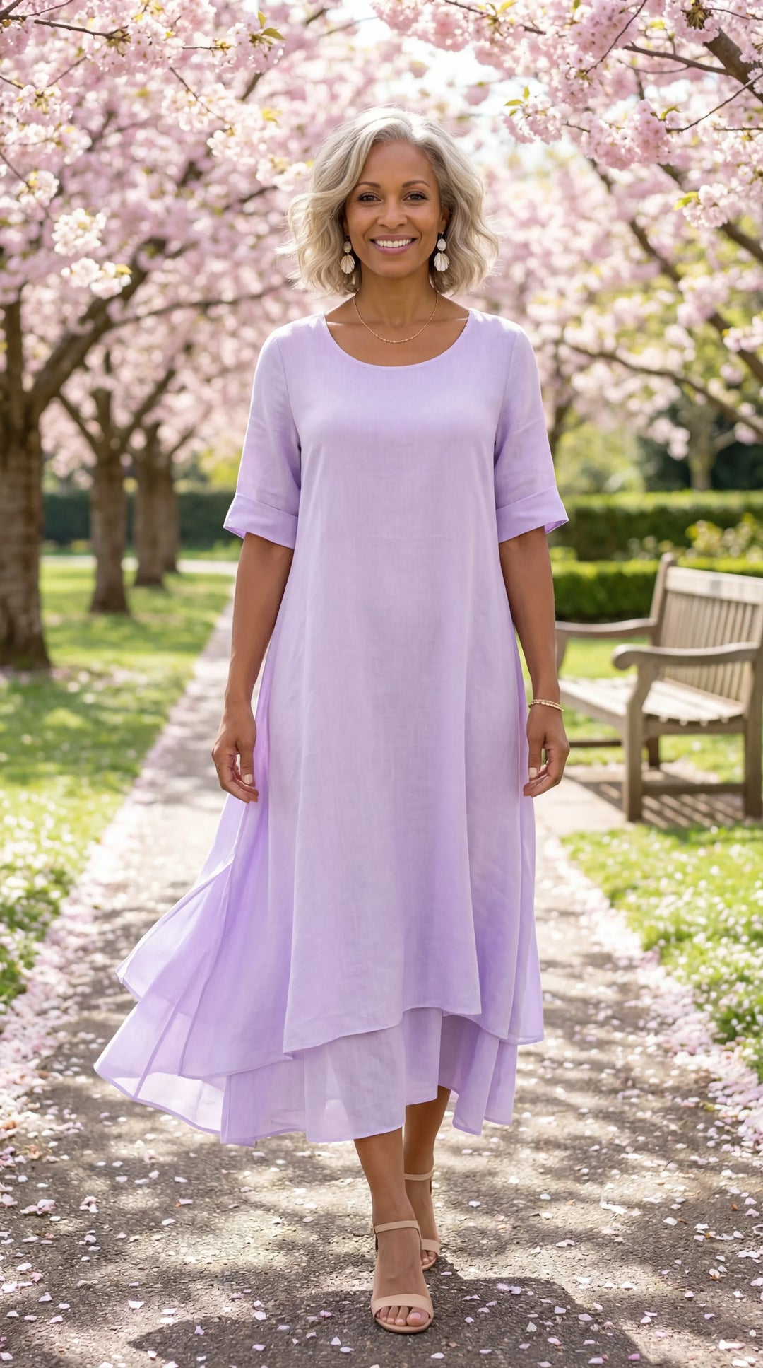Aria - Fluid Tiered Maxi Dress