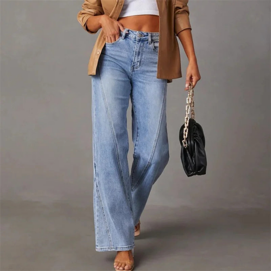 Nicole | Women’s Classic Straight Leg Denim Jeans